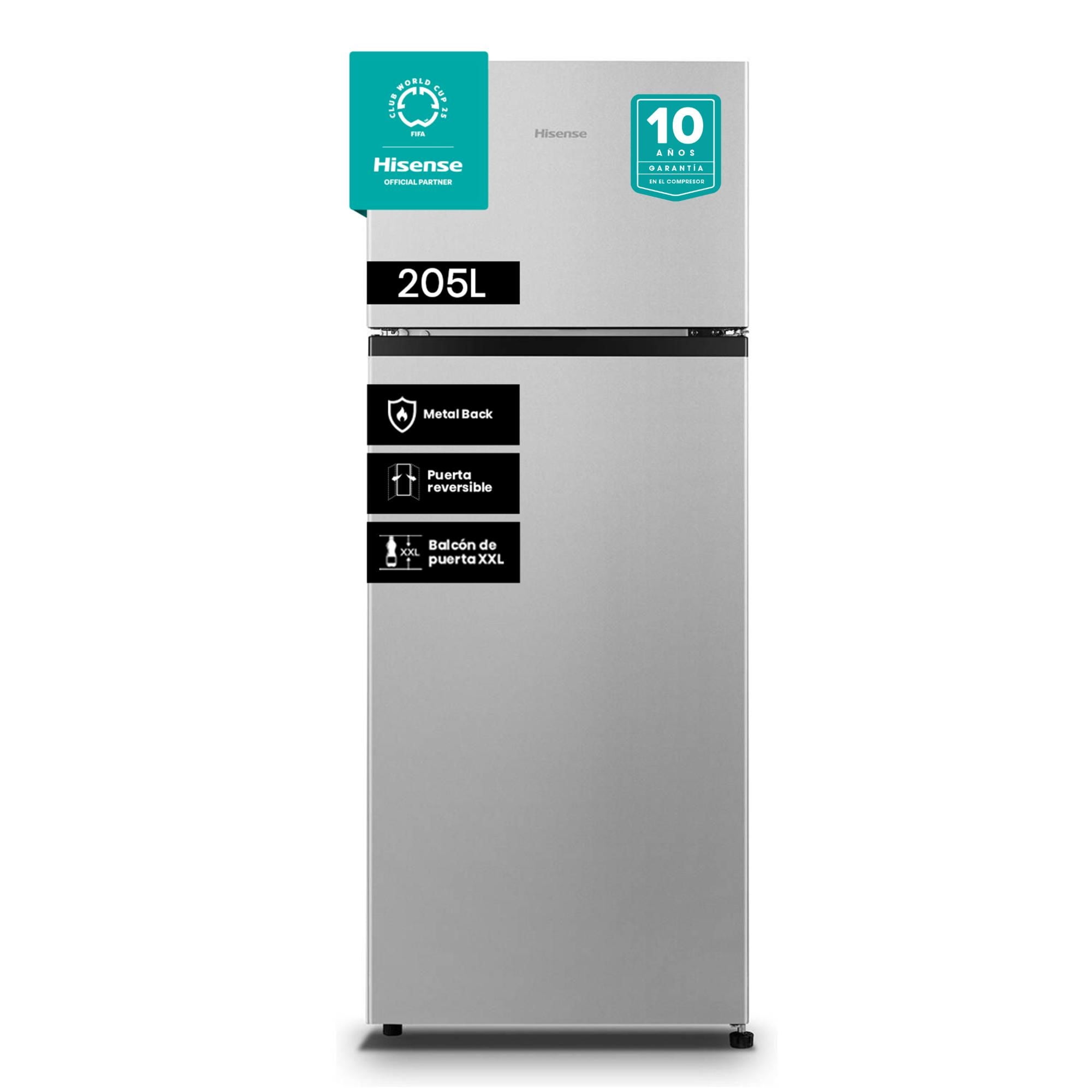 Hisense - Refrigerador Top Mount Frío Directo 205 Litros Rd-27Dr