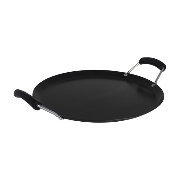 Comal Imusa 36 cm de acero al carbono con mangos de bakelita