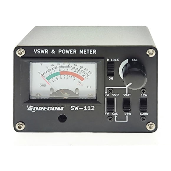 Medidor de potencia y S.W.R. Mcbazel Surecom SW-112HF 1,5-60 MHz 120 W
