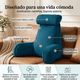 thumbnail image 4 of Cojín Reposaespalda Ergonómico Ideal Para Lectura Y Descanso-AZUL, 4 of 7