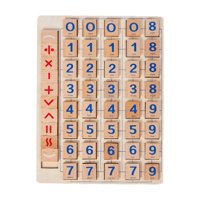 Magideal - Juegos De Números De Frutas De Madera, Material Didáctico, Habilidades Motoras Finas, Juguetes De Suma Y Resta, Juguetes De Aprendizaje De Matemáticas