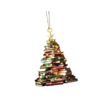 Bothyi - Adorno Navideño Con Forma De Libro En 2D Para Puerta Y Balcón.