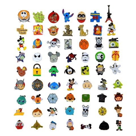 Pin Trading Disney Lote Variado 50 Pines Niño