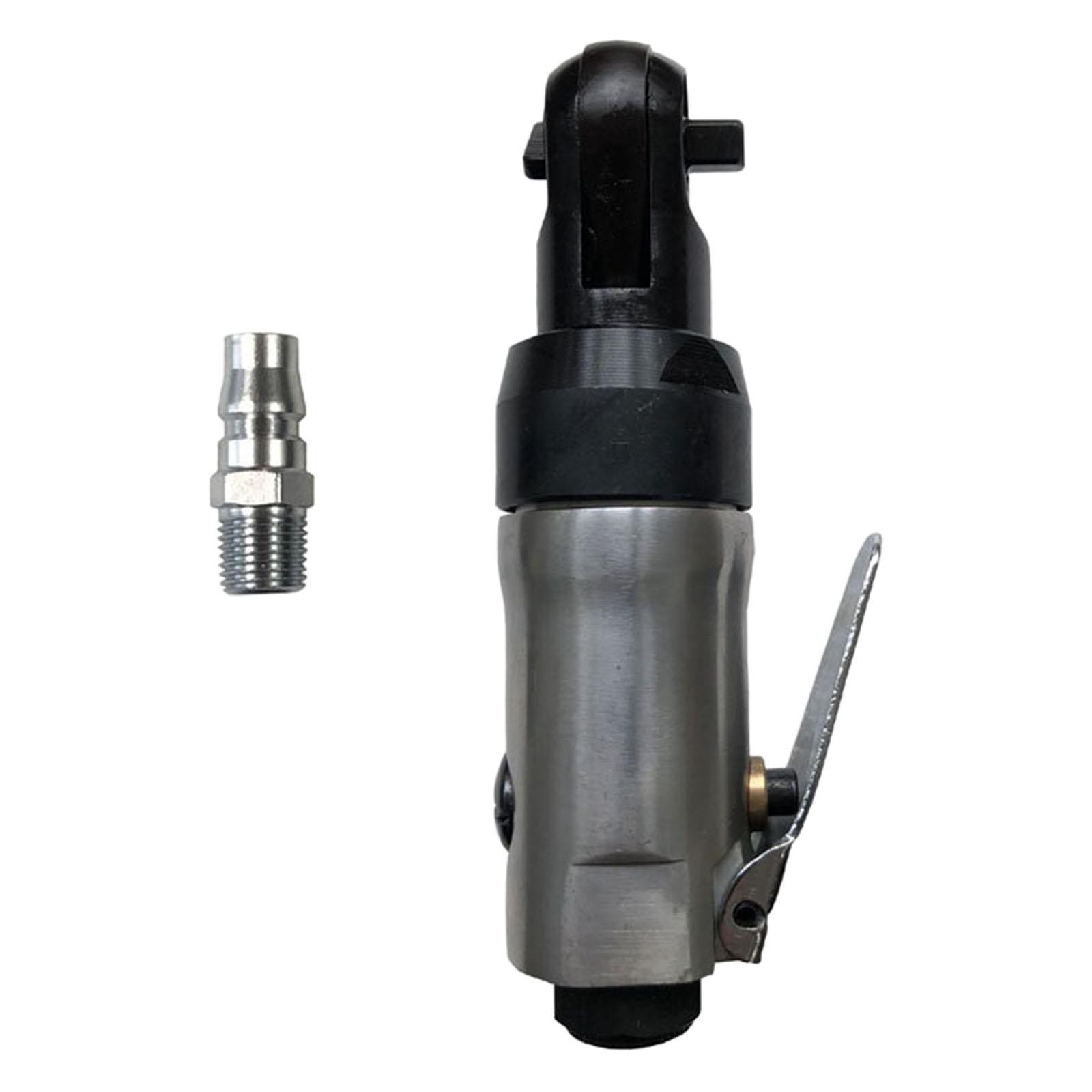 Magideal - Llave De Trinquete De Aire De 1/4 Pulgadas, Cabeza Reversible, Llave De Trinquete Potente, Llave Neumática De Aire, Minillave De Trinquete De 90Psi