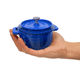 thumbnail image 4 of Mini Olla De Hierro Fundido Azul 13x5Cm, 4 of 6