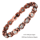 thumbnail image 3 of Pulsera brazalete cobre piedras imanes artritis terapia, 3 of 3
