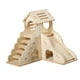 thumbnail image 4 of Casa de madera para hámster, escondite de hámster, escondite, suministros de escondite, jaula de juguete de madera, accesorios para Lemmings, hámster, Estilo B, 4 of 5