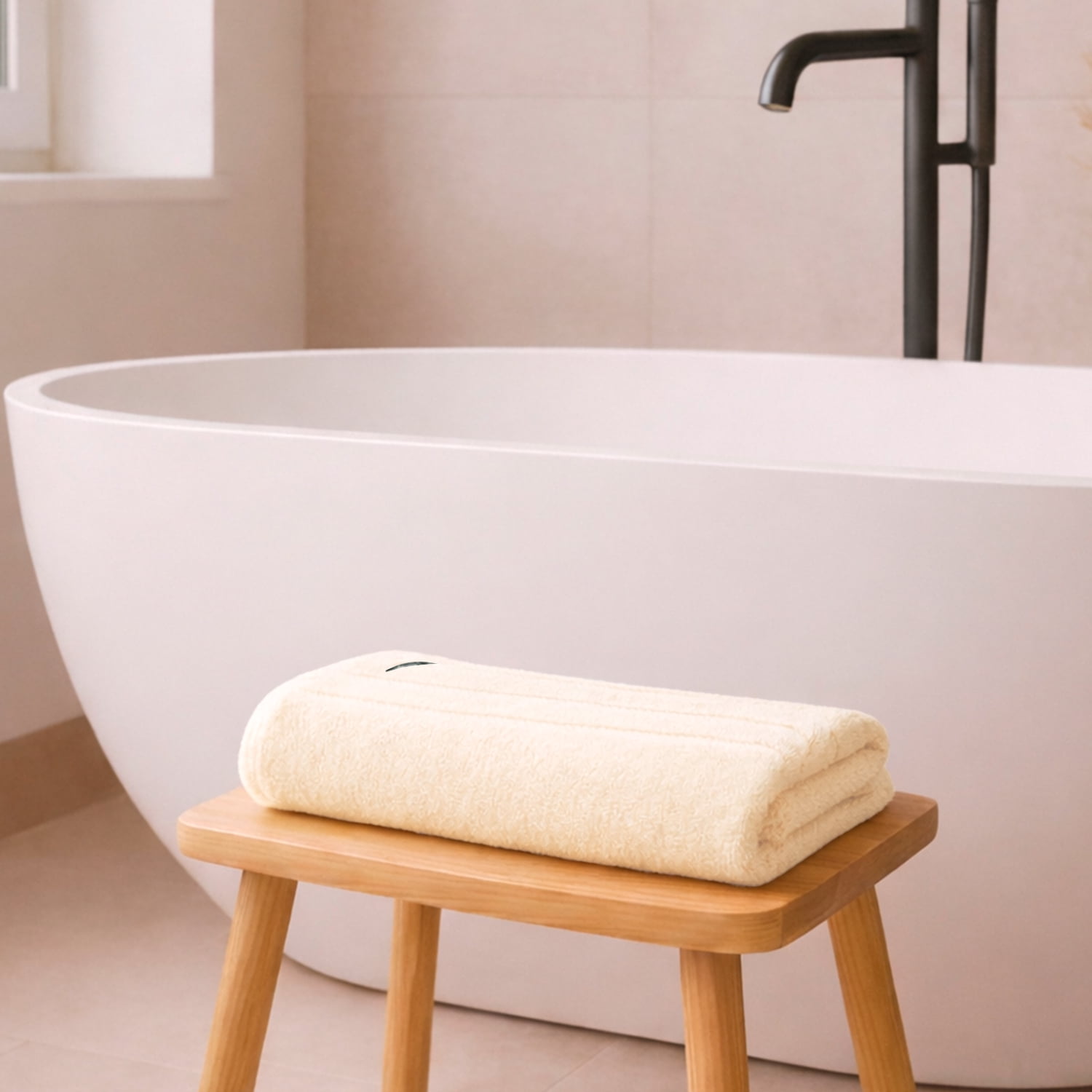 Toalla De Baño Cuerpo Nautica Home 100% Algodón 76x137cm Beige