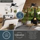 thumbnail image 5 of Ventilador de Techo VAXCEL Erie 132 cm Negro 3 Velocidades LED, 5 of 9