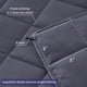 thumbnail image 5 of Manta pesada Yescool para adultos (5,4 kg, 152 x 203 cm, gris), 5 of 8