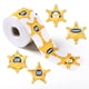thumbnail image 1 of Pegatina INKNOTE Insignia de Sheriff 600 uds 5 cm 4 estilos, 1 of 7