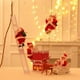 thumbnail image 5 of Viejo Pascuero Santa Sube y Baja Escalera Decoracion Navidad blanco, 5 of 8
