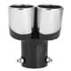 thumbnail image 1 of Tubo de escape doble de acero inoxidable de 63 mm/2,5 pulgadas para coche, accesorio para coche, 1 of 8