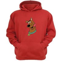 Genérico - Polerón Canguro Scooby Doo Rojo Talla M Unisex