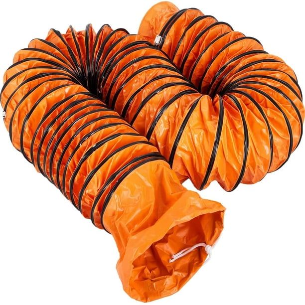 Manguera de conducto flexible de PVC de 25 pies para ventilador de escape utilitario de 30 cm