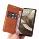 thumbnail image 3 of Funda Billetera de Cuero para Motorola Edge 50 5G con Tarjetero y Soporte - Tapa Magnética Marrón, 3 of 6