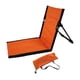 thumbnail image 1 of Silla De Piso Con Respaldo Silla De Camping Portátil Para Césped Pesca Senderismo 38 Cm X 68 Cm X 40 Cm Naranja, 1 of 5