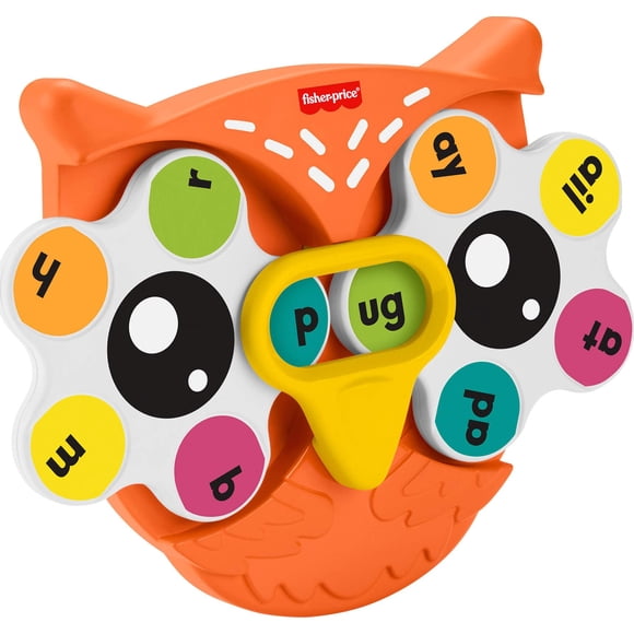 Juguete de aprendizaje Fisher-Price Spin 'n Rhyme Fidget Spinner Owl
