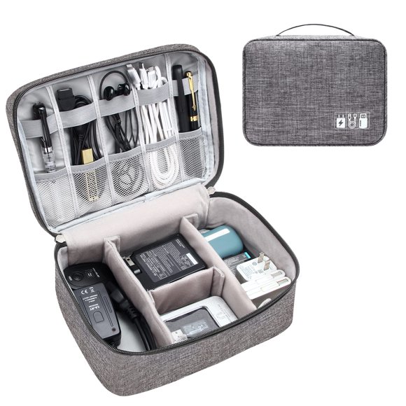 Bolsa organizadora de cables de viaje YOUBDM impermeable con gran capacidad
