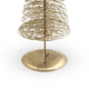 thumbnail image 3 of Pack De 5 Mini Árbol Pino Espiral Metálico Dorado Decoración Navidad 15 Cm, 3 of 4