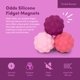 thumbnail image 2 of Fidget Magnets Speks Odds, silicona suave, color morado, adultos mayores de 14 años, 2 of 7