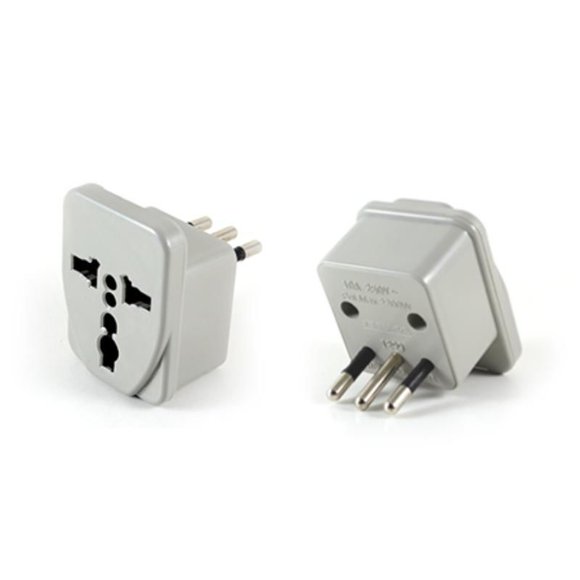 Adaptador Multinorma 10A Gris