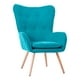 thumbnail image 1 of Sillón Poltrona Decorativo con Diseño Nórdico azul 0, 1 of 6