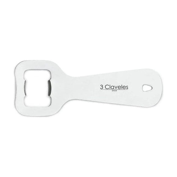 Destapador Botellas 10 Cm Metal Gris 3 Claveles Colgable