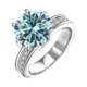thumbnail image 2 of Anillos de Boda Moissanite de 5 Uds para Mujer Corte Redondo Color D VVS1 Plata Esterlina 925 Anillos de Compromiso Diamond Rings Moissanite con Certificado, 2 of 9