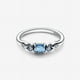 thumbnail image 3 of Anillo Pandora Princesa Jasmine Aladdín Talla 8.5 Azul, 3 of 5