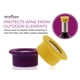 thumbnail image 2 of Tapones ventilados para botellas, 2 unidades, color morado y amarillo, 2 of 6