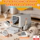 thumbnail image 4 of Set Arenero Gato Extragrande Baño Sanitario Michi Acero Inox Gris, 4 of 10