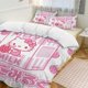 thumbnail image 3 of Hello Kitty and Friends - Kawaii Milk Comforter Twin SizeComforter Set for Kids Girls3Pcs Bedding Set Printed Comforter with 2 PillowcasesDown AlternativeSoft and Lightweight Bed Sheets, 3 of 5