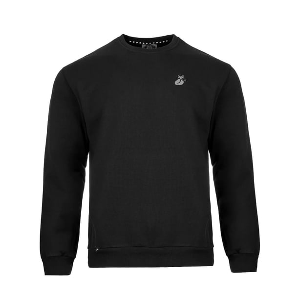 Poleron Tilki Crew Neck Agir Lehinde Negro/Gris Tenis Padel