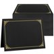 thumbnail image 1 of Portacertificados SUNEE de 100 unidades, negro con foil dorado, 8.5 x 11", 1 of 7