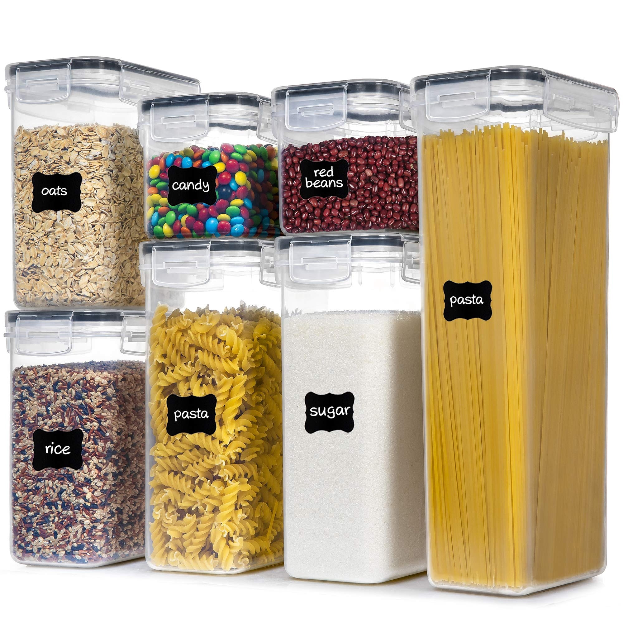 Recipientes De Almacenamiento De Alimentos Pantrystar Herméticos, 7 Unidades, Sin Bpa