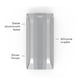 thumbnail image 4 of Soporte vertical para portátil HumanCentric para MacBook Silver, 4 of 8
