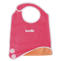 Babelito - Babero Con Bolsillo Talla M Rosado