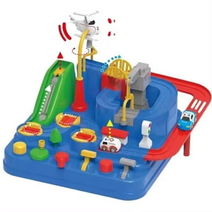 Otuti - Ciudad Pistas De Autos Juguete Didáctico Con 8 Desafíos