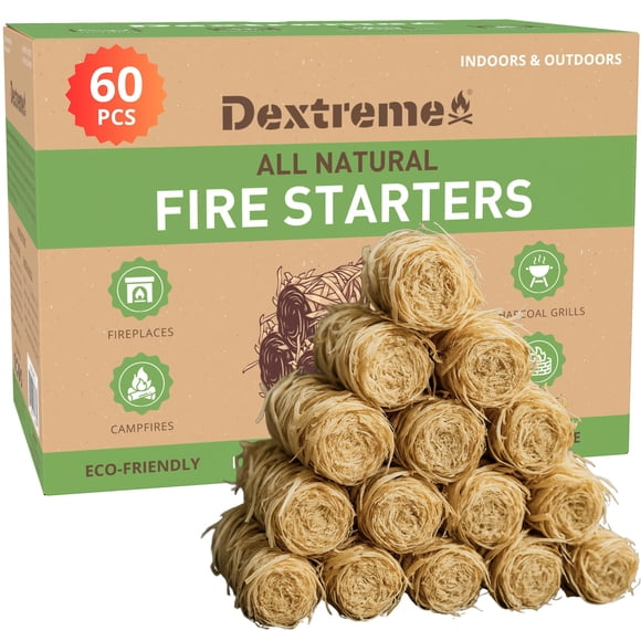 Encendedor Natural Para Fogata Y Asador (60 Piezas)