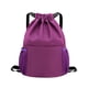 thumbnail image 1 of Mochila Deportiva Con Cordón, Práctica, Informal, Resistente Al Agua, Color Violeta, 1 of 5