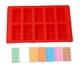 thumbnail image 1 of Bandeja de hielo y molde para caramelos para amantes de Lego en Kito Red Silicone, 1 of 6