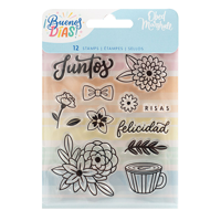 American Craft - Set De 12 Sellos De La Colección ¡Buenos Días!