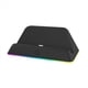 thumbnail image 1 of Base de carga compatible con Nintendo Switch 2 y modelo OLED de Switch, soporte compacto con luz RGB, 1 of 9