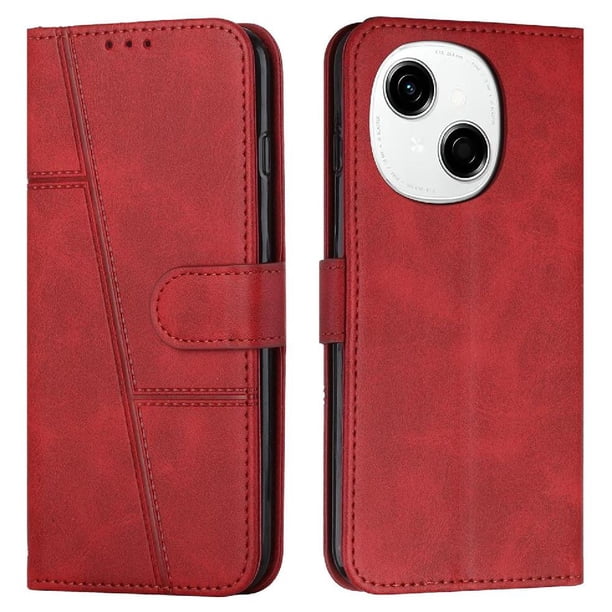Funda Flip Para Tecno Pop 9 5g – Carcasa Delgada Y Resistente A Impactos Con Soporte Para Uso Diario Y Profesional