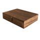 thumbnail image 2 of Caja De Almacenamiento De Madera, Estuche Artesanal De Madera Con Cerradura Para Joyería, Pendientes, Organizador, 26x20x6cm, 2 of 5