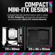 thumbnail image 2 of Funda para PC Cooler Master NR200 Mini-ITX, GPU de 330 mm, 240 mm | 280 mm AIO, 2 of 9