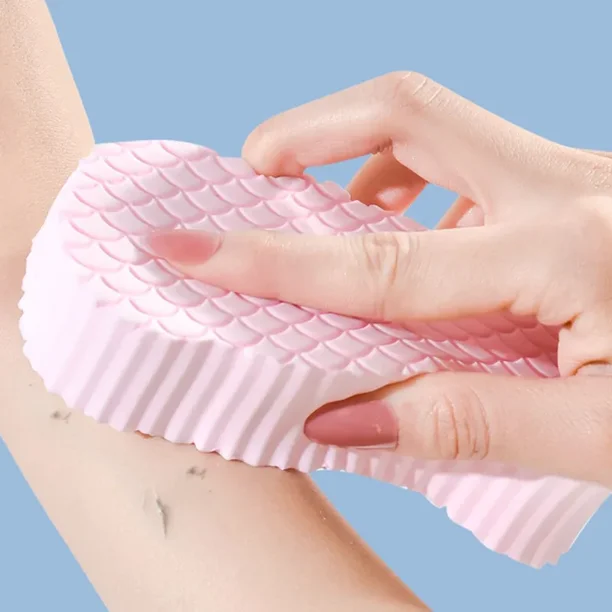 Dead Skin Removing Sponge Pink Magic Bath Sponge Exfoliating Body ...