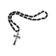 thumbnail image 1 of Colgante De Cruz De Rosario Para Hombres, Mujeres, Cuentas De Oración De Rosario, Collar De Cruz De Rosario Negro, 1 of 5