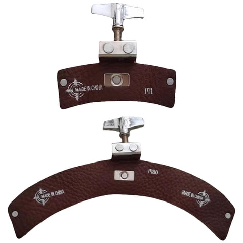 Bothyi - Amortiguadores De Tambor Muto Amortiguador De Tambor Para Los Kits De Bombo De Instrumentos De Percusión Marrón